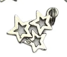 Silver Star Charm Necklace and Earrings Set – 18 Inch Adjustable Chain – Handcrafted Jewelry | Made in USA Michelle Marie Boutique  Jewelry Sets