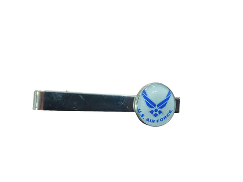 Silver Tone Air Force Wings Tie Clip – Military Inspirational Accessory | Made in USA Handcrafted Durable Design Michelle Marie Boutique 