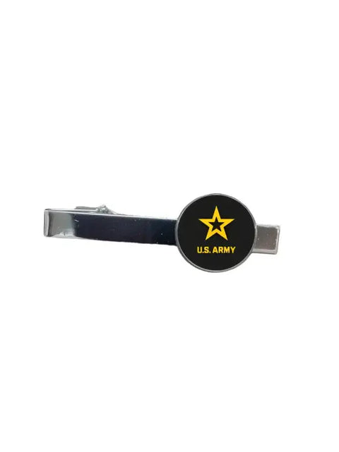 Silver-Tone U.S. Army Star Tie Clip – Military Accessories for Men | Made in USA – Michelle Marie Boutique Michelle Marie Boutique 
