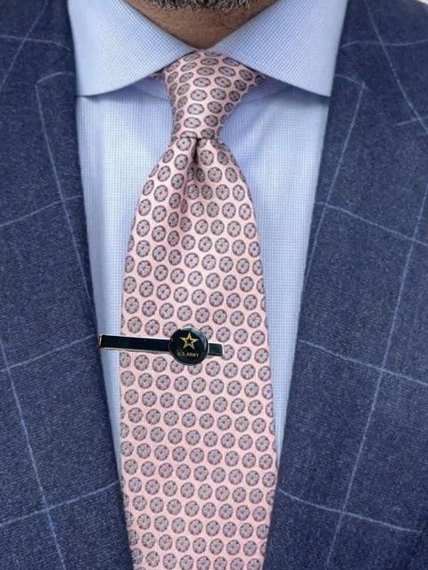 Silver-Tone U.S. Army Star Tie Clip – Military Accessories for Men | Made in USA – Michelle Marie Boutique Michelle Marie Boutique 