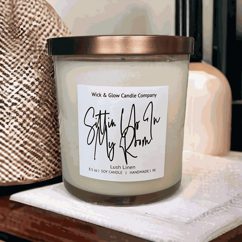 Sittin' Up in My Room Candle Wick and Glow Candle Company™  Candles