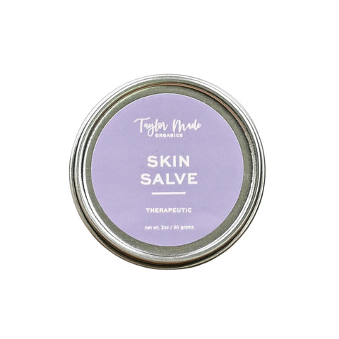 Skin Salve Organic | Burn + Diaper Rash Taylor Made Organics  therapeutic salve