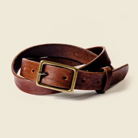 Skinny Leather Belt 1 Inch Wide – Espresso – Handmade in USA CASUPO  Skinny Belt