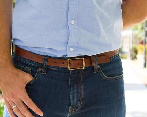 Skinny Leather Belt 1 Inch Wide – Espresso – Handmade in USA CASUPO  Skinny Belt
