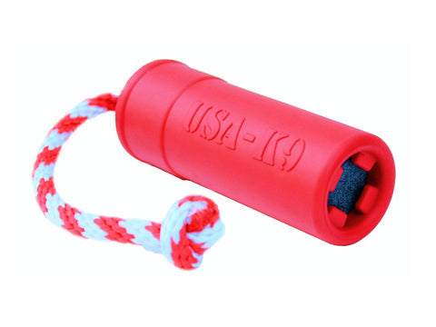 USA-K9 Firecracker Large Floating Rubber Dog Training Dummy – Durable Tug Toy | Made in USA SodaPup  Rubber Dog Toys