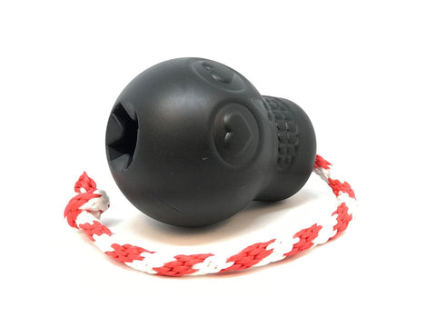 USA-K9 Magnum Skull Durable Dog Chew Toy – Tug & Treat Dispenser | Made in USA SodaPup  Rubber Dog Toys