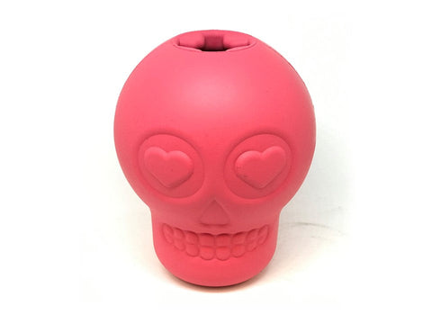 Sugar Skull Dog Chew Toy – Durable Treat Dispenser – Made in USA SodaPup  Rubber Dog Toys