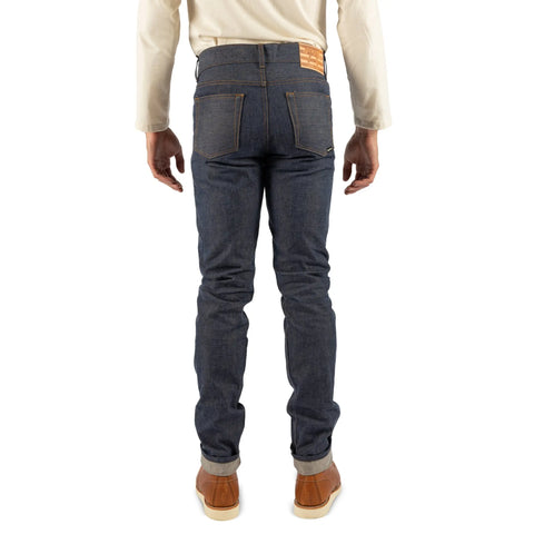 Slim Fit Raw Selvedge Jeans 12.5oz Broken Twill – Made in USA Seven Titans  Jeans
