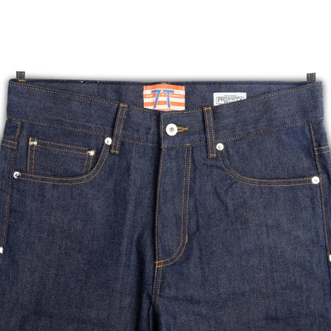 Slim Fit Raw Selvedge Jeans 12.5oz Broken Twill – Made in USA Seven Titans  Jeans