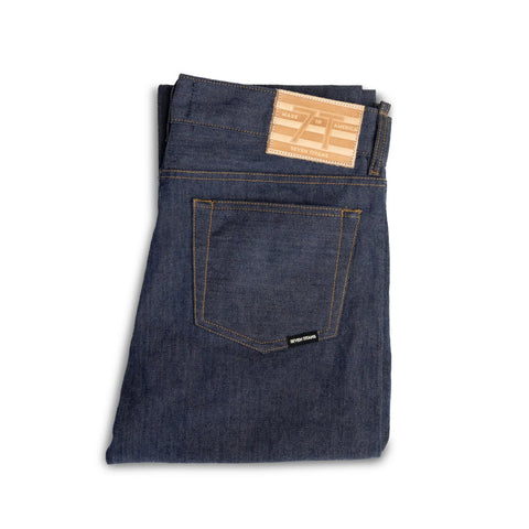 Slim Fit Raw Selvedge Jeans 12.5oz Broken Twill – Made in USA Seven Titans  Jeans