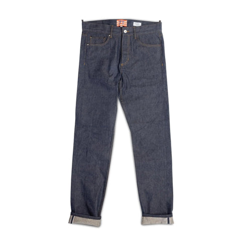 Slim Fit Raw Selvedge Jeans 12.5oz Broken Twill – Made in USA Seven Titans  Jeans
