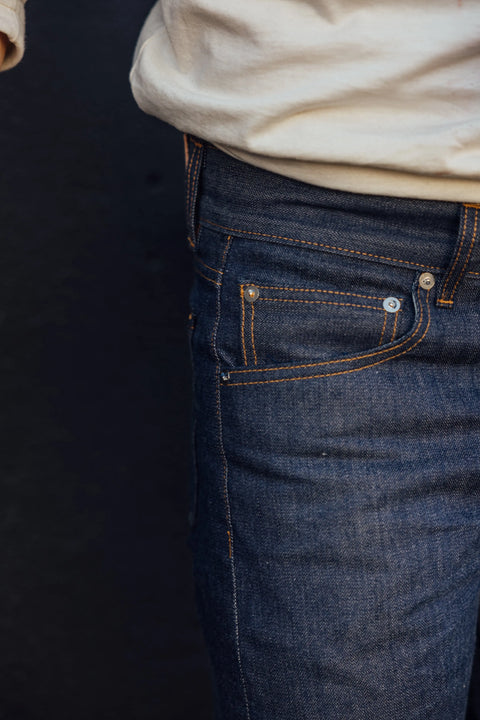 Slim Fit - Raw Selvedge, Proximity Manufacturing Seven Titans  Jeans