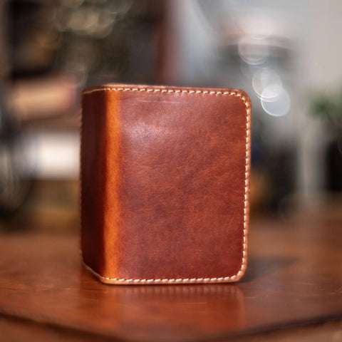 Slim Leather Wallet – Crafted Signature 6 Pocket | Made in USA by KC Laser Co KC Laser Co 