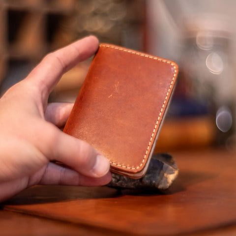 Slim Leather Wallet – Crafted Signature 6 Pocket | Made in USA by KC Laser Co KC Laser Co 