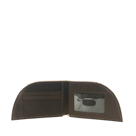 Slim Salmon Leather Front Pocket Wallet – Lightweight RFID Blocker | Made in USA by Rogue Industries Rogue Industries  Wallet