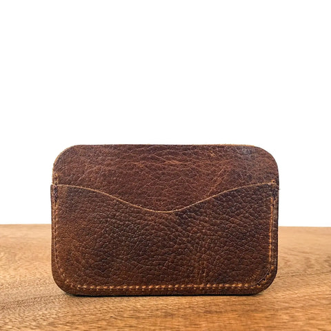 Slim Top Grain Leather Card Wallet – Handmade Portland Style | Made in USA Rogue Industries  Wallet