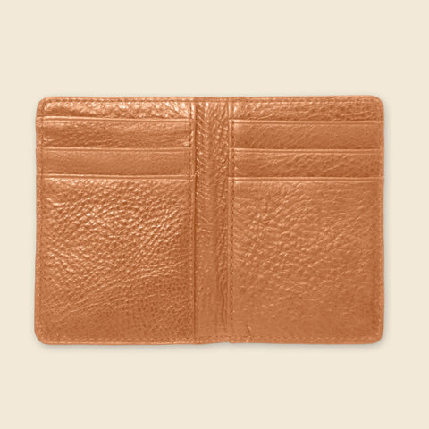 Small Bifold Leather Wallet – Minimalist Design | Handmade in USA CASUPO  Zipper Wallet
