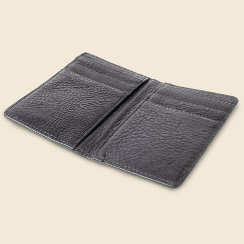 Small Bifold Leather Wallet – Minimalist Design | Handmade in USA CASUPO  Zipper Wallet