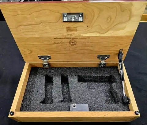 Small Concealment Box 18.75 Inch Cherry Hardwood – Handcrafted Storage Solution | Made in USA American Grains LLC 