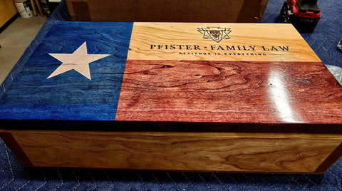 Small Concealment Box 18.75 Inch Cherry Hardwood – Handcrafted Storage Solution | Made in USA American Grains LLC 