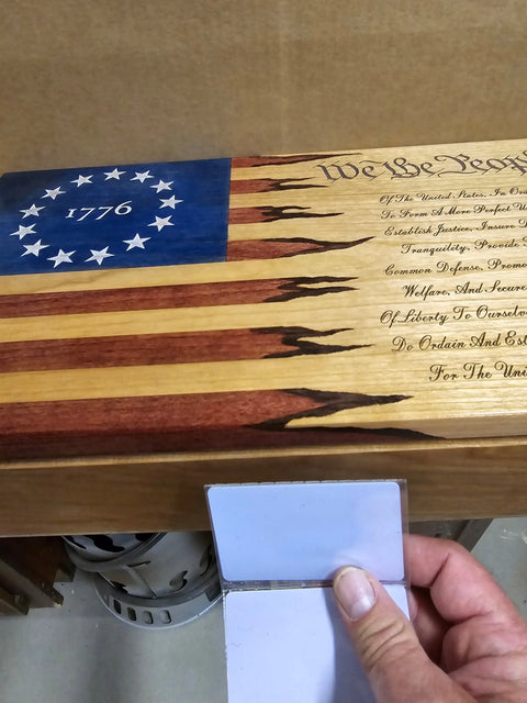 Small Concealment Box 18.75 Inch Cherry Hardwood – Handcrafted Storage Solution | Made in USA American Grains LLC 