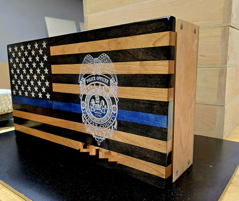 Small Concealment Box 18.75 Inch Cherry Hardwood – Handcrafted Storage Solution | Made in USA American Grains LLC 