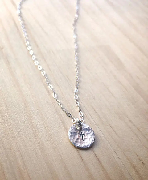 Small Cross Necklace Liberty Cottage Design 