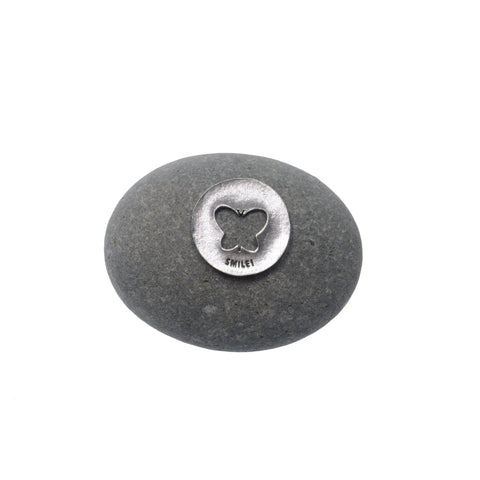 Smile Meditation Stone – Handcrafted River Rock Keepsake for Daily Joy and Positivity | Whitney Howard Designs | Made in USA Whitney Howard Designs  Meditation Stones
