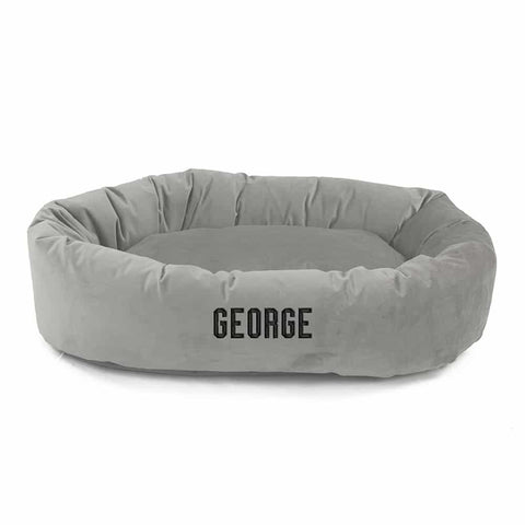 Orthopedic Velvet Bagel Dog Bed – Personalized Comfort – Majestic Pet | Made in USA Majestic Pet 