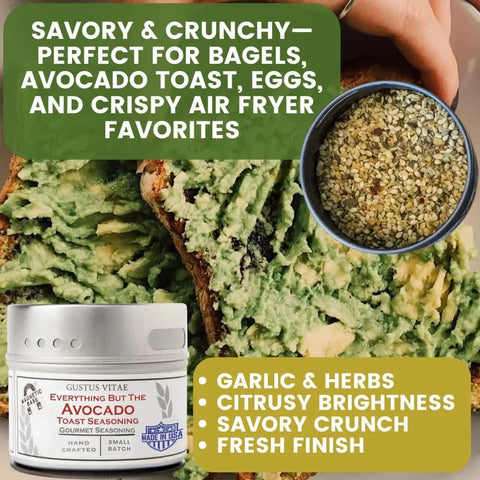 Snack-Time Celebrations: Made in the USA Signature Spices| Gift Packaged Seasoning Collection | Set of 6 Gustus Vitae  Collections & Gift Sets