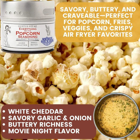 Snack-Time Celebrations: Made in the USA Signature Spices| Gift Packaged Seasoning Collection | Set of 6 Gustus Vitae  Collections & Gift Sets