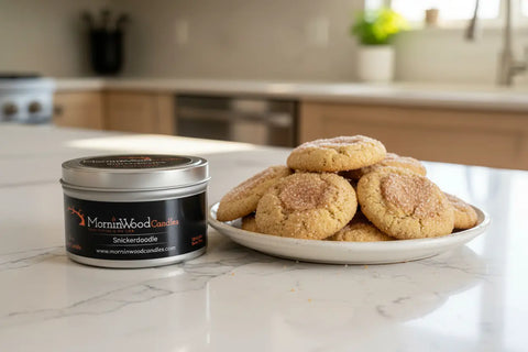 Snickerdoodle - Soy Tin Collection MorninWood Candles  Candles