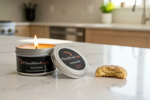 Snickerdoodle - Soy Tin Collection MorninWood Candles  Candles