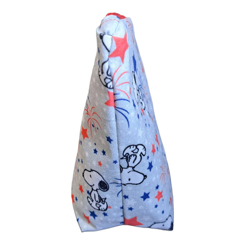 Snoopy Stars Themed Makeup Bag Set – Small to Large Sizes – Durable Cotton Cosmetic Pouches | Made in USA Frances Farm & Craft  Cosmetic bags