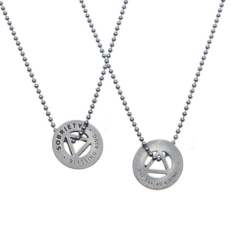 Sobriety Blessing Ring Charm – Inspirational Token for Recovery | Made in USA Whitney Howard Designs  Blessing Ring