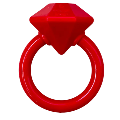 SodaPup Durable Diamond Teething Ring – Tough Dog Chew Toy | Made in USA SodaPup  Nylon Dog Toys