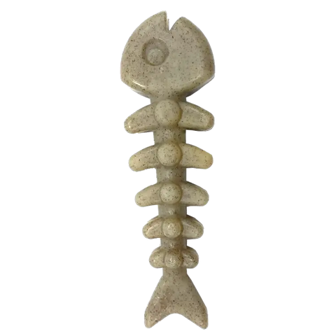 SodaPup Fish Bone Durable Nylon Dog Chew Toy – Tough Power Chewer Toy | Made in USA SodaPup  Nylon Dog Toys