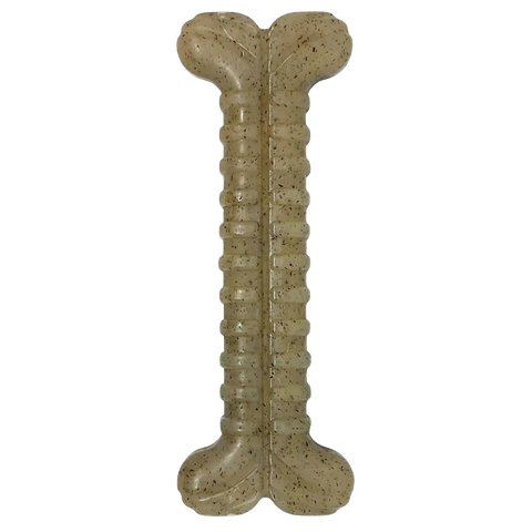 Sodapup Toughbone Durable Nylon Dog Chew Toy 6 Inch Ribbed Texture – Power Chewer Safe | Made in USA SodaPup  Nylon Dog Toys
