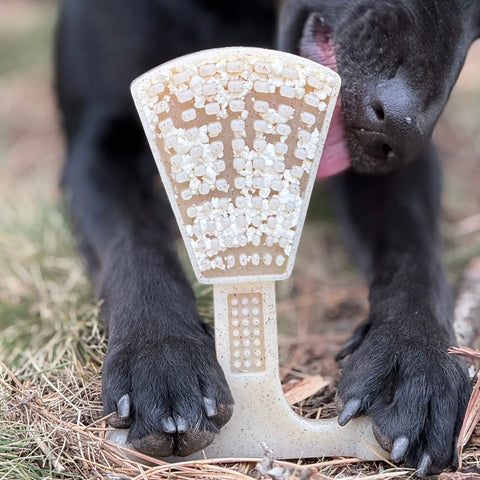 Sodapup Waffle Tower 6.75 Inch Durable Nylon Dog Chew Toy – Enrichment Licking & Dental Aid | Made in USA SodaPup  Nylon Dog Toys