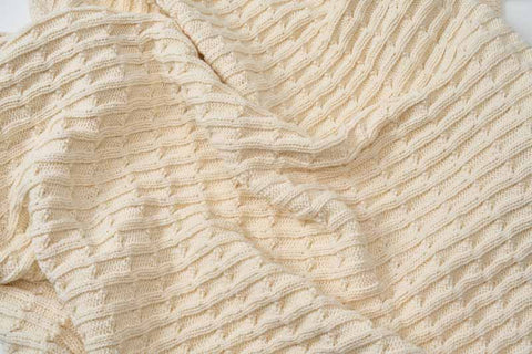 Soft Knitted Cotton Baby Blanket – Lightweight & Cozy | USA Made by American Blossom Linens American Blossom Linens  Blankets