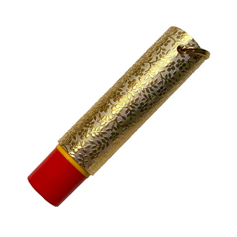 The Tallac House Solid Brass Keychain Holder features dial protection, a brass ring, and is made in the USA—perfect as a stylish and durable accessory for your essentials.