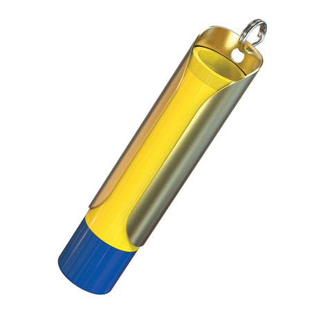 Solid Metal Lip Balm Keychain Holder With Dial Protection | Made in USA by Tallac House Tallac House