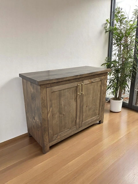 Solid Wood Single Sink Vanity Cabinet – Custom Bathroom Storage | Made in USA | MODEL 1125 Limitless Woodworking  item