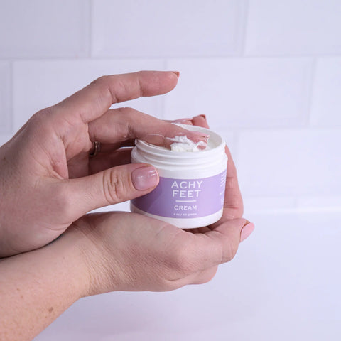 Soothing Organic Foot Cream 2 Oz – Arnica Peppermint Lavender Relief | Taylor Made Organics Made in USA Taylor Made Organics  therapeutic cream