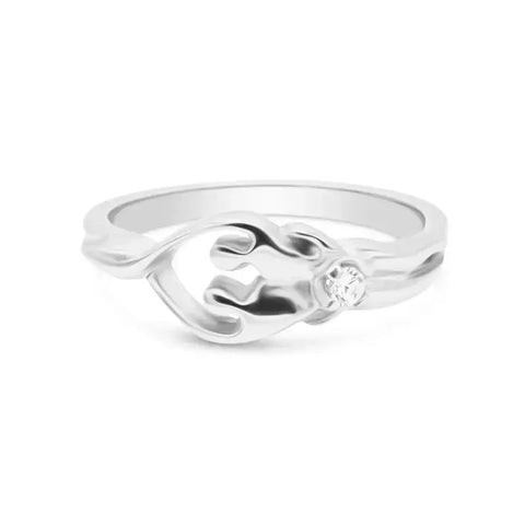Soulmate Ring | .925 Sterling Silver | 💙&Nbsp;Sapphire CZ Stone | Sizes&nbsp;5,&nbsp;6,&nbsp;7,&nbsp;8 Symbol of Love Jewelry  Ring