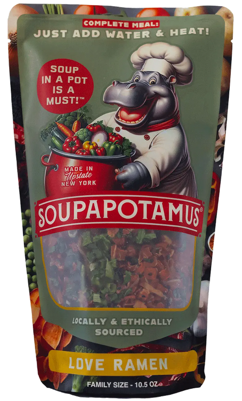 SoupaPOTamus Love Ramen Soup Family Size 10.5 Oz – Gluten-Free Dehydrated Noodles | Made in USA SoupaPOTamus  item