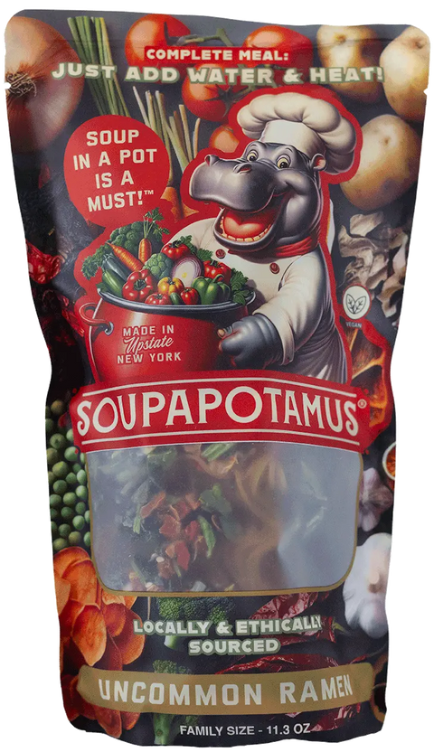 SoupaPOTamus Vegan Uncommon Ramen Dehydrated Soup – Family Size 11.3 Oz – Plant-Based Broth | Made in USA SoupaPOTamus  item