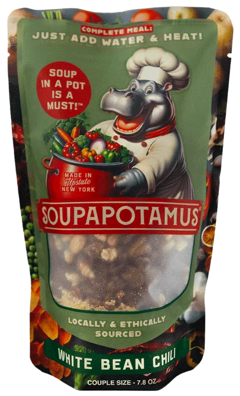 SoupaPOTamus White Bean Chili Dehydrated Soup – Protein-Rich, Quick Prep | Made in USA SoupaPOTamus  item