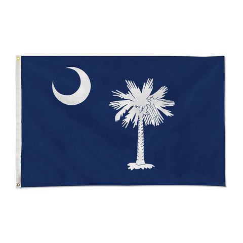 South Carolina State Flag – Durable Outdoor Nylon with UV-Resistant SolarGuard Dyes | Made in USA Freedom Flag and Pole 