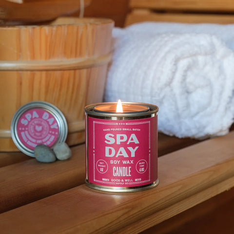 Spa Day Happy Place Candle Good & Well Supply Co.  Candles